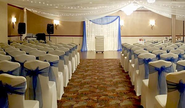 Wedding reception area